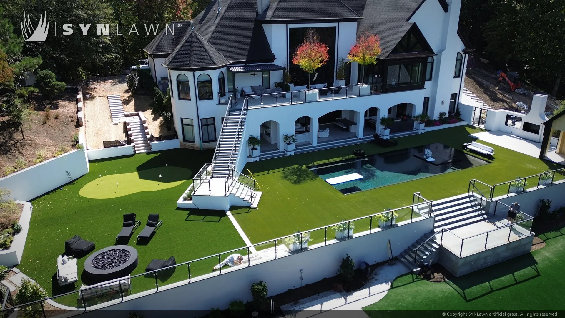 Former Football Player Builds Outdoor Living and Sports Training Complex at Luxury Dream Home