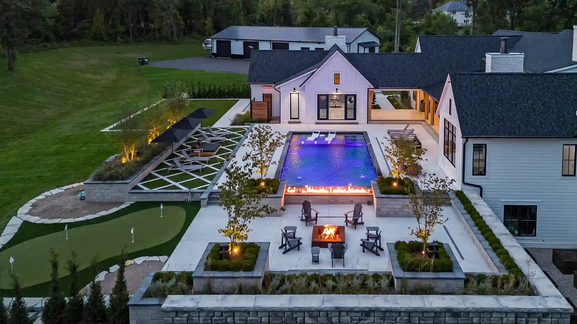 Michigan Family Transforms Property with Upscale Outdoor Amenities